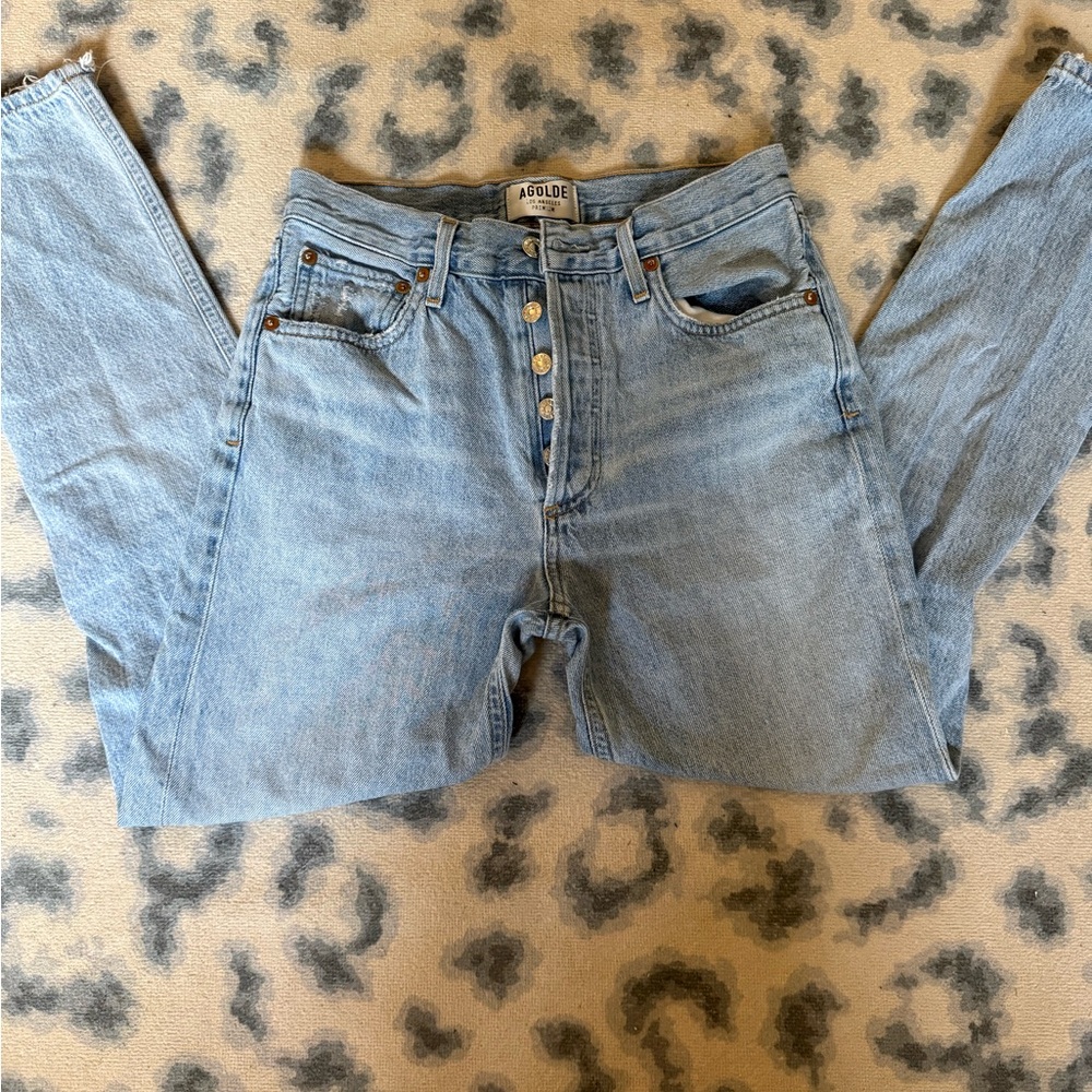 AGOLDE Women’s light wash jeans
